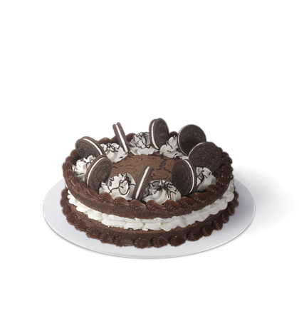 Order Fudge Brownie n' OREO® Cookie Cake food online from Baskin Robbins store, El Cajon on bringmethat.com