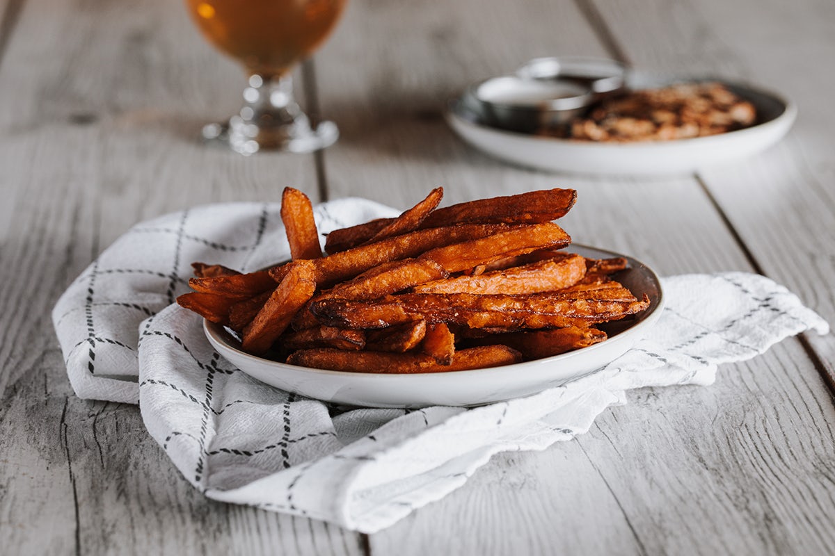 Order SIDE OF SWEET POTATO FRIES food online from Old Chicago 66 store, Lakewood on bringmethat.com