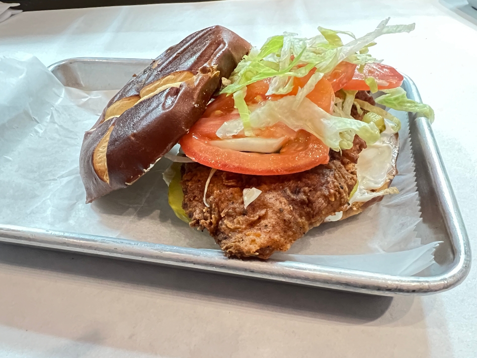Order Fat Jacks Classic Chicken Sandwich food online from Burgerology Express store, Syosset on bringmethat.com