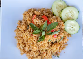 Order Spicy Basil Fried Rice  food online from Swan Exotic Thai store, Moorpark on bringmethat.com