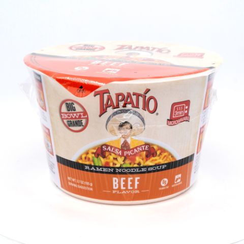 Order Tapatio Ramen Noodle Beef 3.7oz food online from 7-Eleven store, Lynchburg on bringmethat.com
