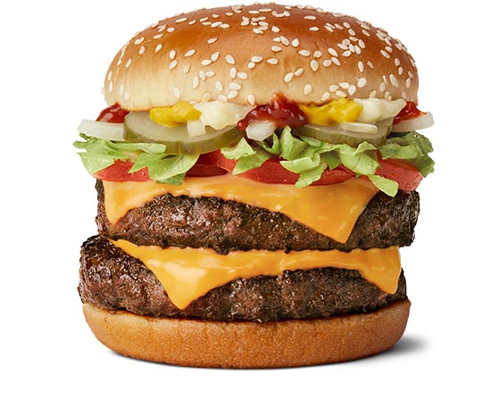 Order Double Quarter Cheese Deluxe food online from Mcdonald store, Lagrangeville on bringmethat.com