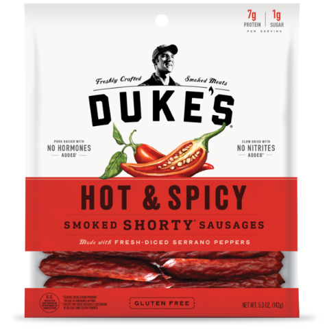 Order Duke's Hot & Spicy "Shorty" Smoked Sausages food online from 7-Eleven store, Natick on bringmethat.com