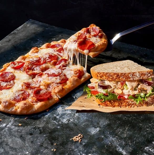Order Flatbread Pizza And Sandwich food online from Panera store, Manassas on bringmethat.com