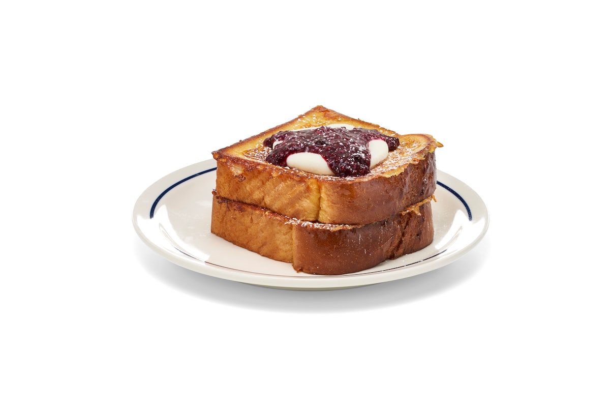 Order NEW! Thick ‘N Fluffy Lemon Ricotta Mixed Berry French Toast food online from Ihop store, Grand Rapids on bringmethat.com